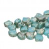 Ginkgo Leaf Bead 7,5 x 7,5 mm Opaque Blue Turquoise Rembrandt - 5 g