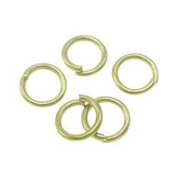 Anellini Aperti 6x1 mm Color Oro - 50 pz