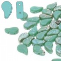 Paisley Duo 8x5 mm Turquoise Green Rembrandt - 10 g