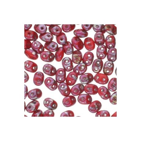 Superduo 2,5x5 mm Matte Velvet Forest Green - 10 g