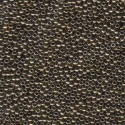 Miyuki Round Seed Beads 8/0 Duracoat Galvanized Gold - 10 g- code 4202