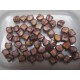 Ginkgo Leaf Bead 7,5 x 7,5 mm Op. Chocolate Full Capri Gold Mat Batik - 5 g