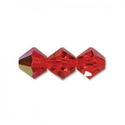 Bicono Preciosa 4 mm Emerald AB - 40 pz