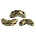 Arcos® par Puca® 5x10 mm Metallic Mat Old Gold Spotted - 5 g