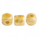Minos® par Puca® 2,5x3 mm Opaque Beige Spotted - 5 g