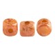 Minos® par Puca® 2,5x3 mm Crystal Copper Spotted - 5 g