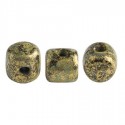 Minos® par Puca® 2,5x3 mm Metallic Mat Old Gold Spotted - 5 g