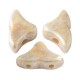 Helios® par Puca® 6x10 mm Opaque Ivory Spotted - 5 g