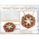 Helios® par Puca® 6x10 mm Crystal Copper Spotted - 5 g