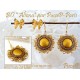 Helios® par Puca® 6x10 mm Crystal Copper Spotted - 5 g