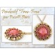 Helios® par Puca® 6x10 mm Crystal Copper Spotted - 5 g
