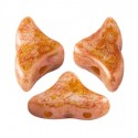 Helios® par Puca® 6x10 mm Opaque Salmon Spotted - 5 g