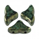 Helios® par Puca® 6x10 mm Metallic Mat Green Spotted - 5 g