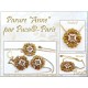 Helios® par Puca® 6x10 mm Crystal Copper Spotted - 5 g