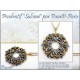 Helios® par Puca® 6x10 mm Crystal Copper Spotted - 5 g