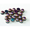 Cabochon Doppio Foro 6 mm Jet Full Sliperit - 10 pz