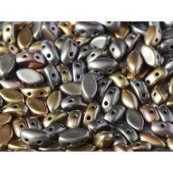 IrisDuo® 7 x 4 mm Brass Gold - 25 pcs