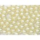 Glass Pearls 4 mm Cream - 50 pcs