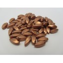 Twists 6x12 mm Bronze Mat Copper - 25 pz