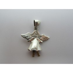 Pendente in Argento 925 Angelo Gambe Mobili 28x26 mm 