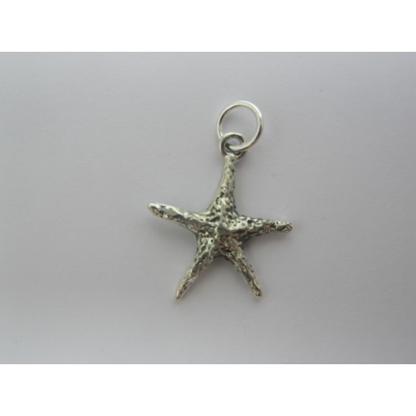 Pendente in Argento 925 Stella Marina 25x22 mm 