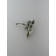 Pendente in Argento 925 Angelo Con Tromba 25x25 mm 