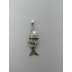 Pendente in Argento 925 Pesce 30x10 mm 
