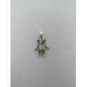 Pendente in Argento 925 Elefante 20x13 mm 