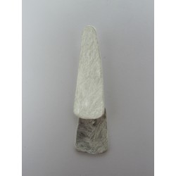 Pendente in Argento 925 Effetto Satinato 43x17 mm 