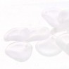 Perline Rose Petals 8x7 mm Crystal Matted - 40 pz