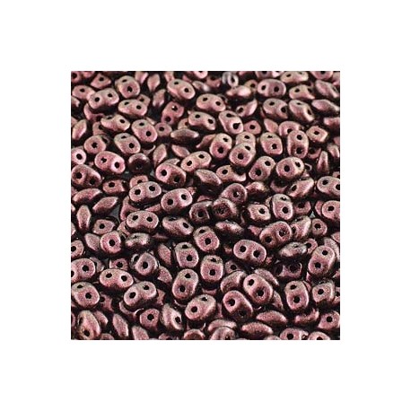 Superduo 2,5x5 mm Polychrome Dark Violet - 10 g