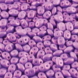 Superduo 2,5x5 mm Gold Shine Medium Orchid - 10 g