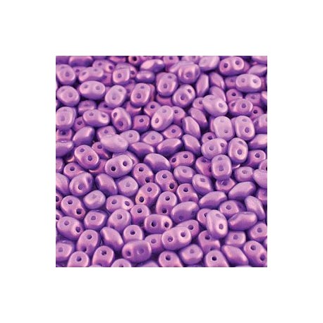 Superduo 2,5x5 mm Gold Shine Medium Orchid - 10 g