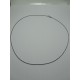 Catenina in Argento 925 Lunga 50 cm con Chiusura a Moschettone - 1 pz