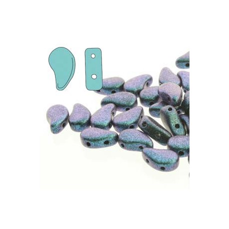 Paisley Duo 8x5 mm Polychrome Copper Ombre - 10 g