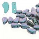 Paisley Duo 8x5 mm Polychrome Dark Capri Blue - 10 g