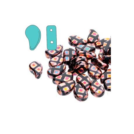 Paisley Duo 8x5 mm Jet Full Sun Line - 10 g