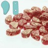 Paisley Duo 8x5 mm Chalk Copper Splash - 10 g