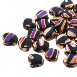 Ginkgo Leaf Bead 7,5 x 7,5 mm Crystal Full Vitrail - 5 g