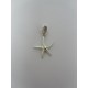 Pendente in Argento 925 Stella Marina Liscia 20x16 mm 