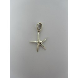Pendente in Argento 925 Stella Marina Liscia 20x16 mm 