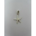 Pendente in Argento 925 Stella Marina Liscia 20x16 mm 