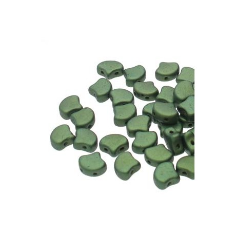 Ginkgo Leaf Bead 7,5 x 7,5 mm Opal Aqua Mat - 5 g