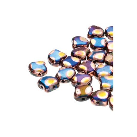 Ginkgo Leaf Bead 7,5 x 7,5 mm Crystal Full Vitrail - 5 g