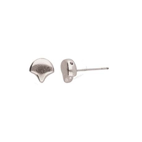Cymbal Alopronia Perno Orecchini per Ginko Placcato oro 24K - 2 pz