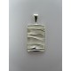 Pendente in Argento 925 Rettangolare 28x17 mm 