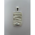 Pendente in Argento 925 Rettangolare 28x17 mm 