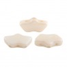 Delos® par Puca® 6x11 mm Opaque Beige Ceramic Look - 10 g