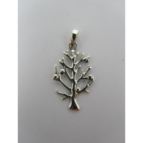 Pendente in Argento 925 Albero Piccolo 24x14 mm 