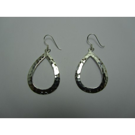 Orecchini in Argento 925 Goccia 37x25 mm 